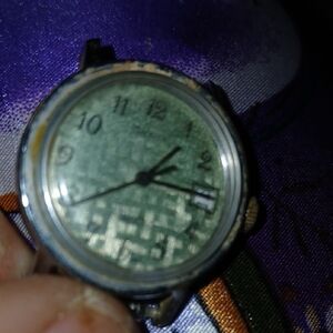 Silver Smartwatch with Stainless Steel Case and Luminous Display